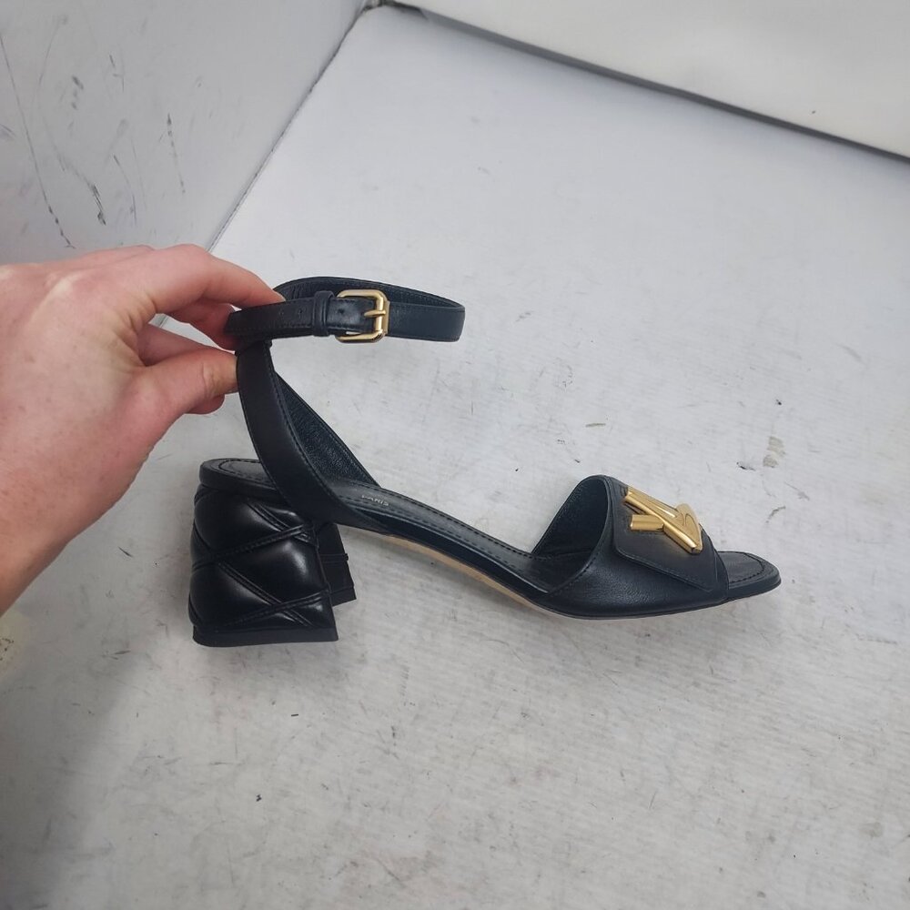 Louis Vuitton Black LV Shake Strappy Sandal - Picture 5 of 12